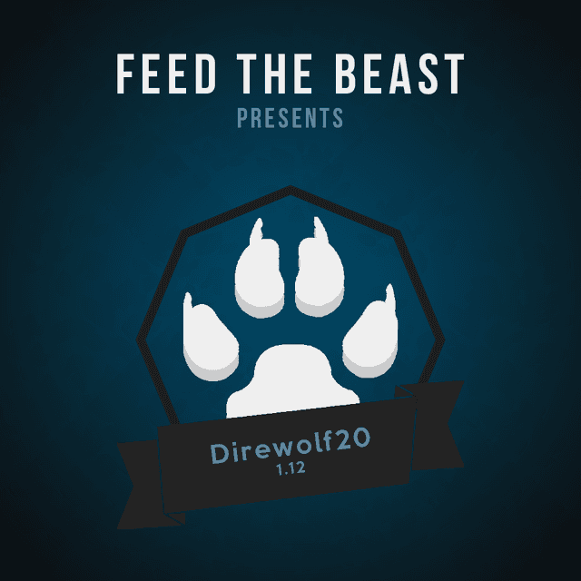 FTB Presents Direwolf20 1.12 Artwork