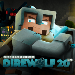 FTB Presents Direwolf20 1.21 Art